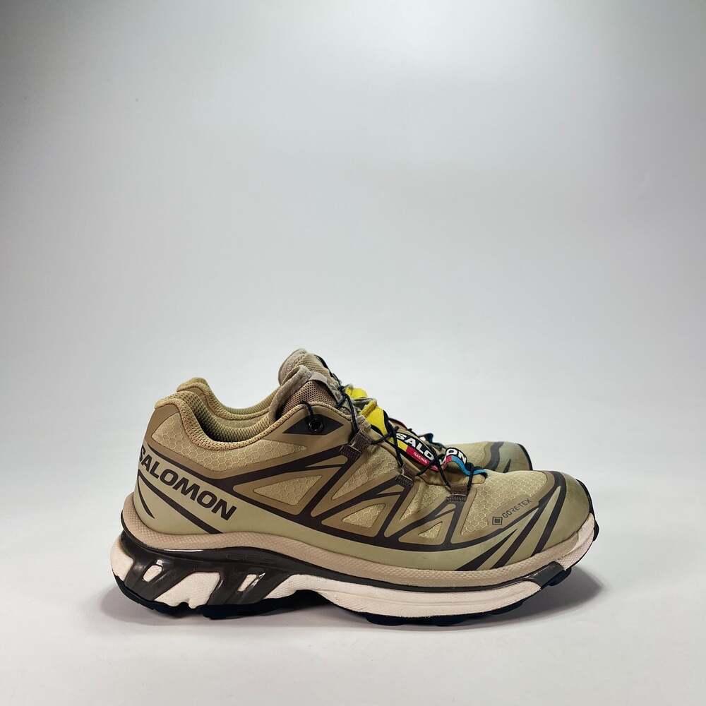 Salomon XT-6 Gore-Tex Tan Beige Trail Running Shoes Women’s Size 5.5
